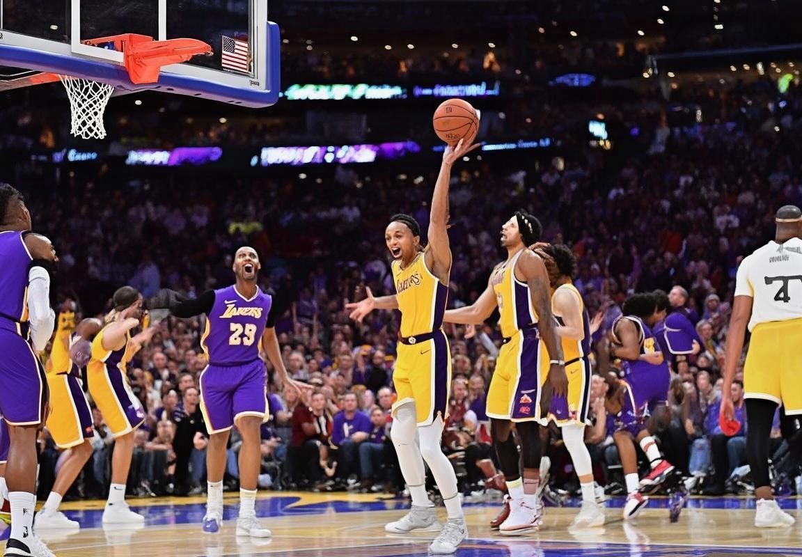 2018湖人主场127-113胜骑士，鲍尔闪耀詹姆斯30分难救主